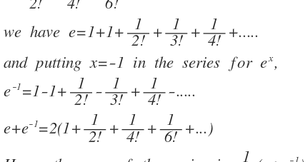 Find the sum of the infinite series