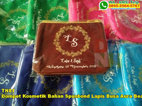 Jual Dompet Kosmetik Bahan Spunbond Lapis Busa Aura Beauty Jual Dompet Kosmetik Bahan Spunbond Lapis Busa Aura Beauty