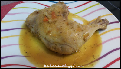 Contramuslos De Pollo Al Curry
