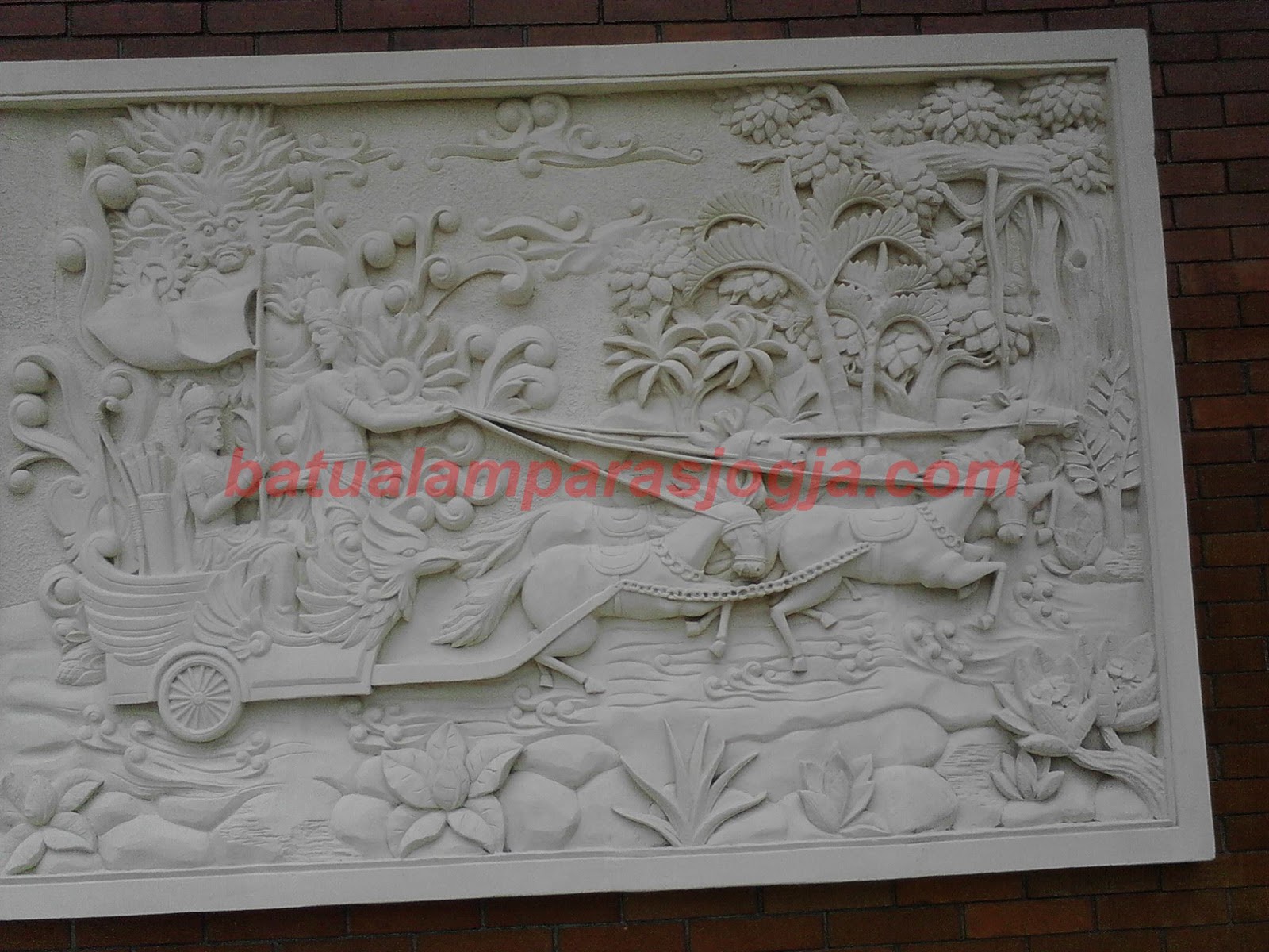 Model Relief Dinding Rumah Minimalis Batu Alam Paras Jogja