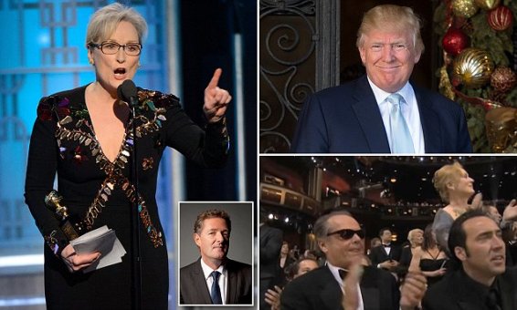 3BFE31F500000578 0 image a 26 1483970831620 Piers Morgan comes for Meryl Streep over her Golden Globes attack on Donald Trump