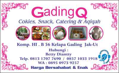 Contoh Desain Kartu Nama Qading Q Catering Percetakanasia Com