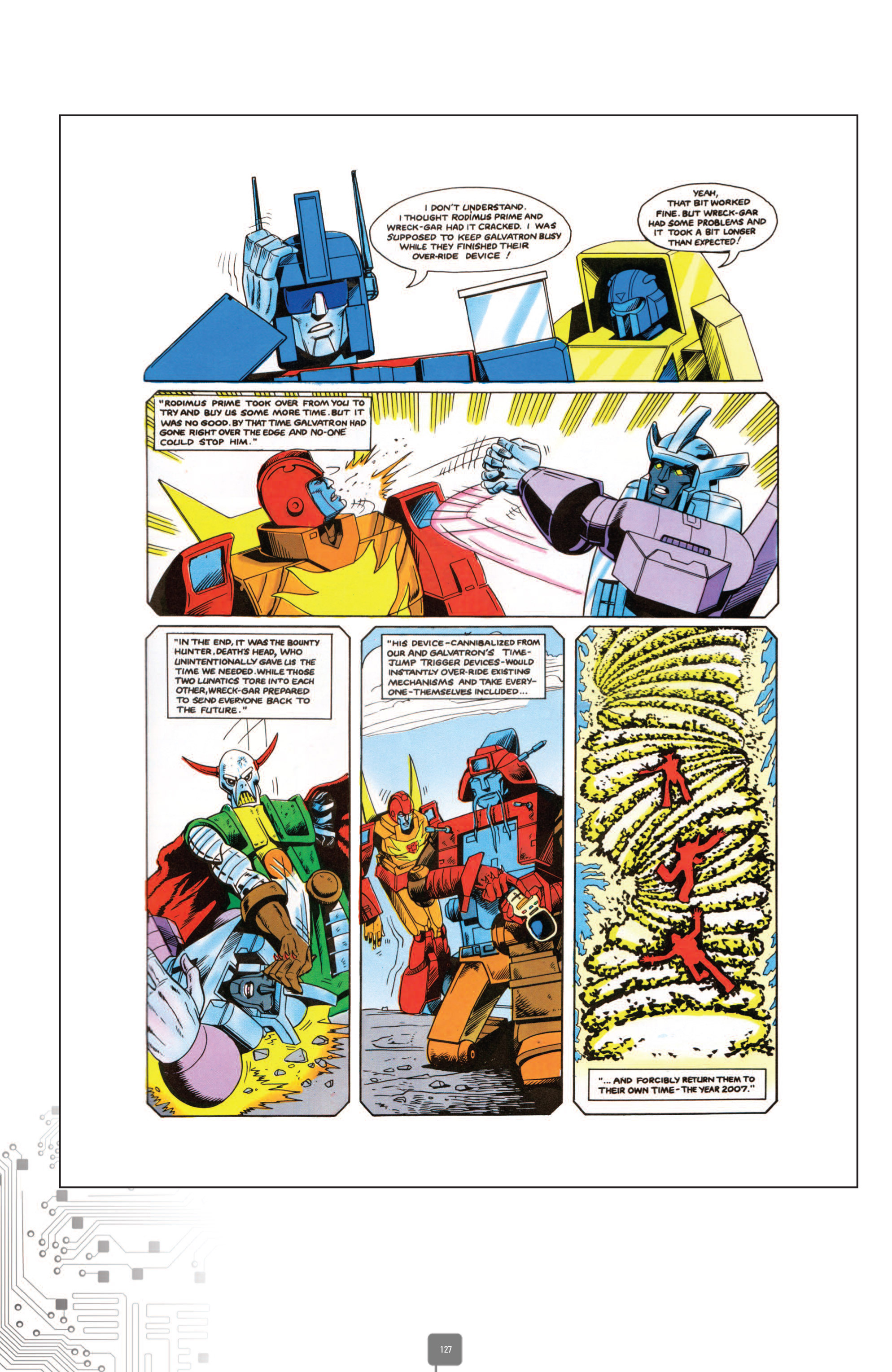 Read online The Transformers Classics UK comic -  Issue # TPB 4 - 127