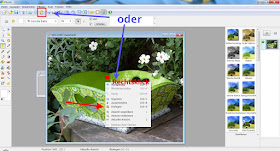 Screenshot PhoXo zum Einfügen von Objekten