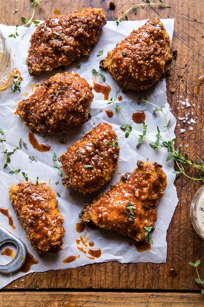 Oven Fried Southern Hot Honey Chicken Recipes By Goldie