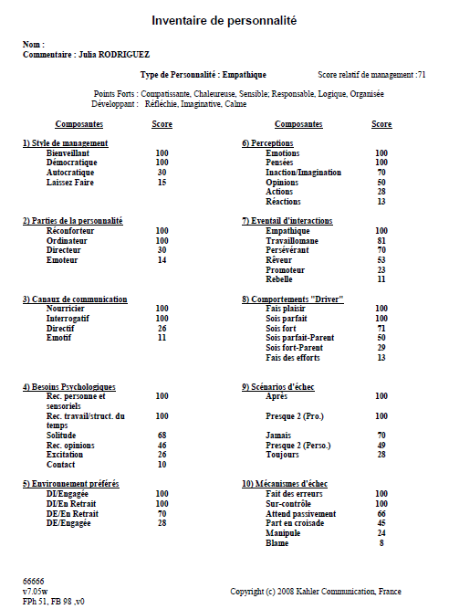 Professionnel du coaching, Entreprise, Process Com, Relations Humaines ...