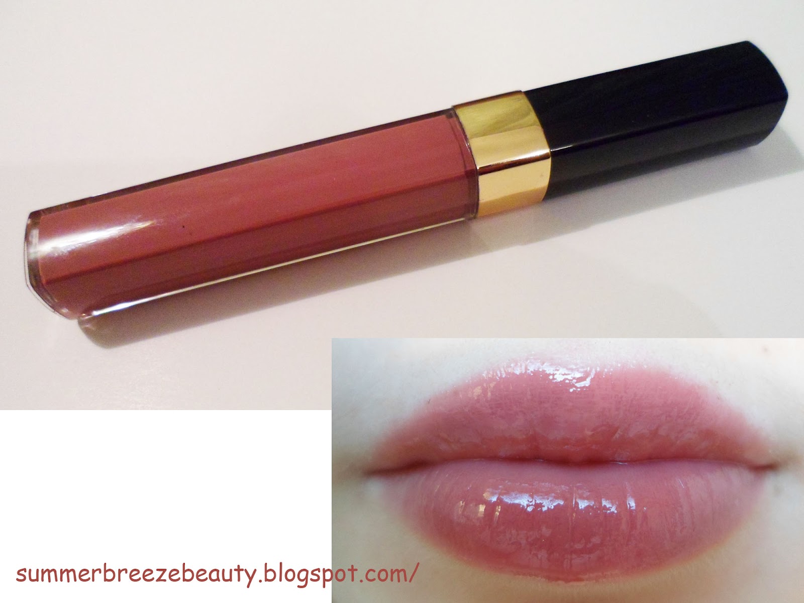 Summer Breeze Beauty Блеск для губ Chanel Lévres Scintillantes Glossimer 46 Giggle