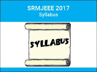 SRMJEEE Syllabus SRMJEEE Syllabus