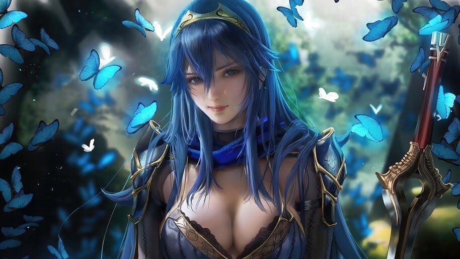 Lucina, Fire Emblem, Anime, Fantasy, Girl, 4K, #4.2379