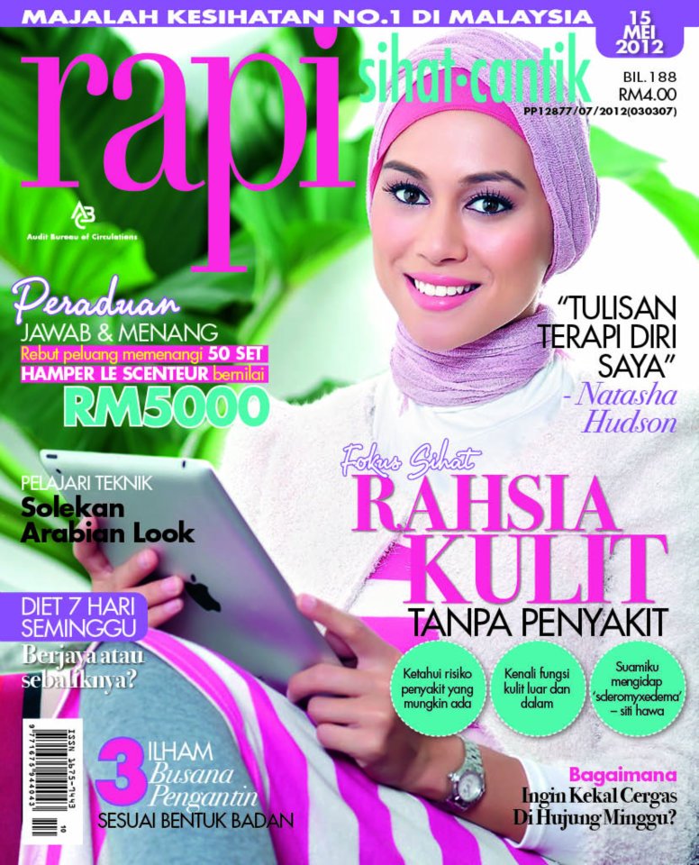 Jom Sihat dengan Makanan Seimbang: Cover Majalah Rapi : 15 Mei 2012