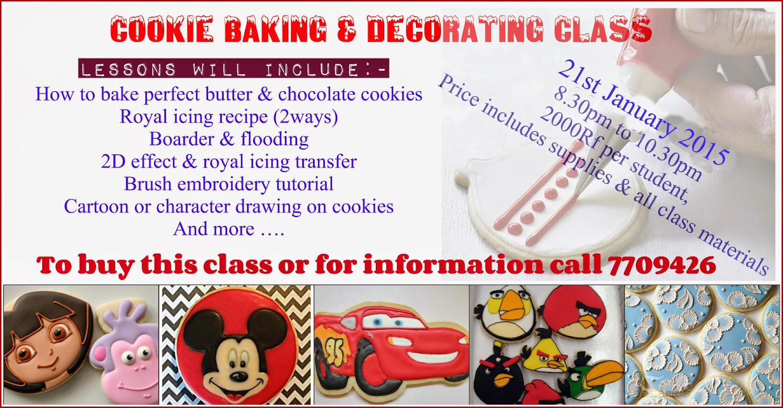 Nadiya's Tastes Of Maldives Cookie Baking & Decorating Class Starting