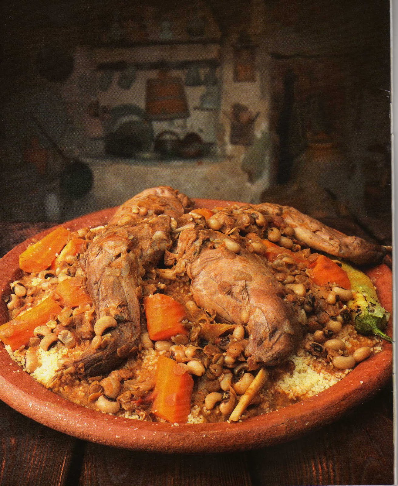 Seksou (Couscous) au lapin