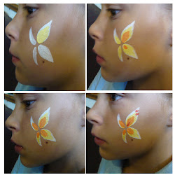 face butterfly painting tutorial toys