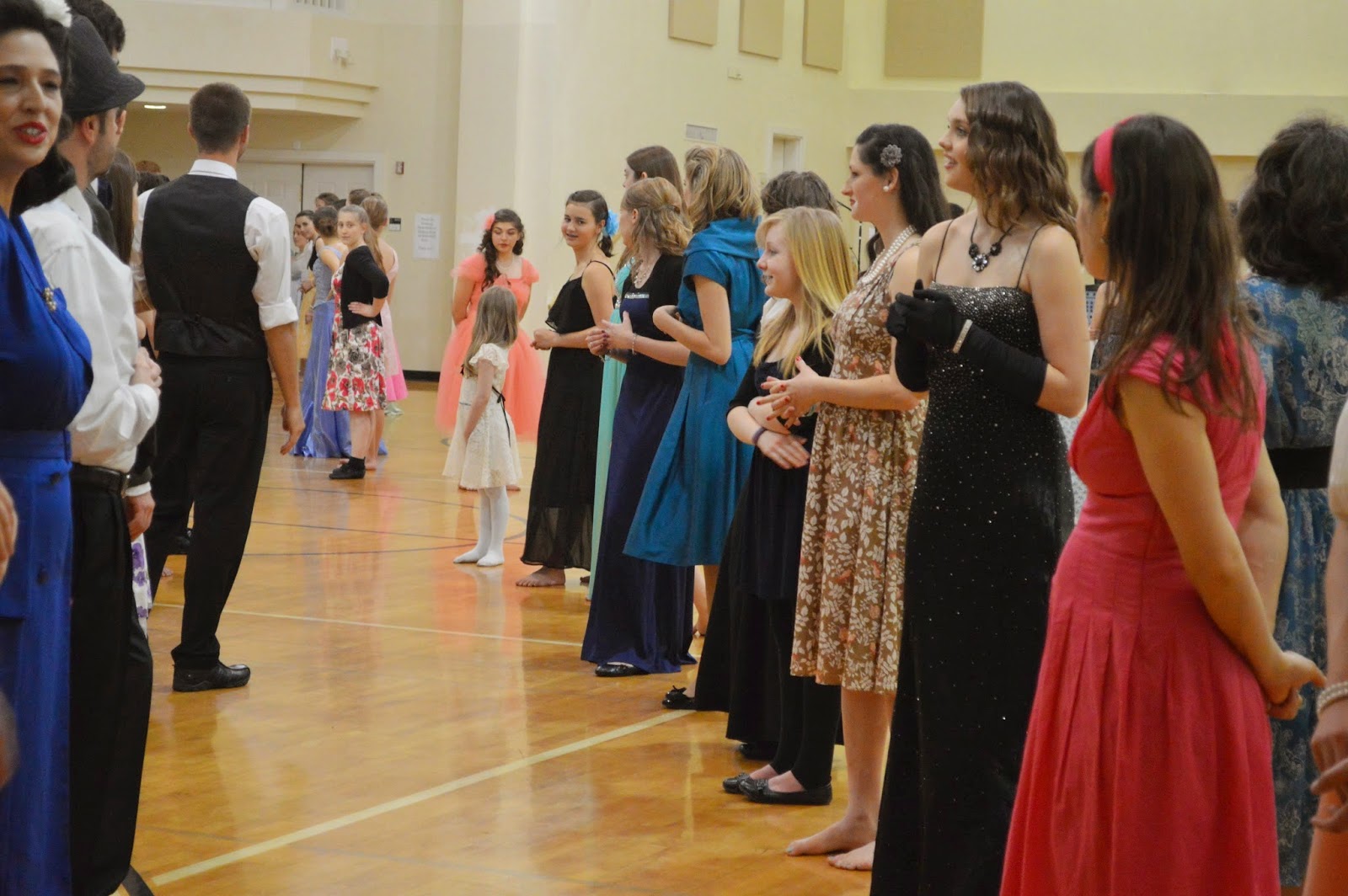 Two Teen Seamstresses Historical Homeschool Ball Group Photos Part 1