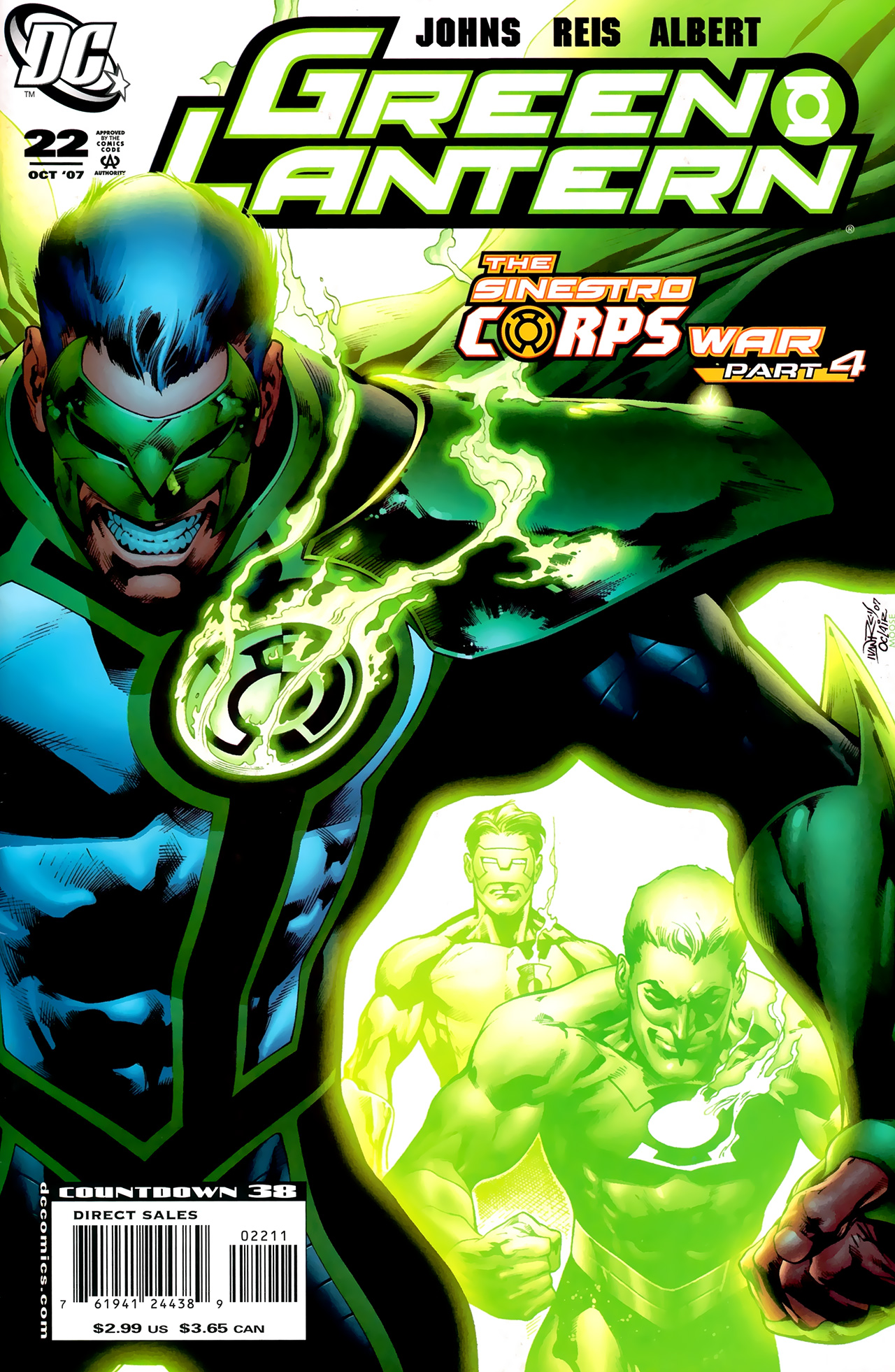 Read online Green Lantern (2005) comic -  Issue #22 - 1
