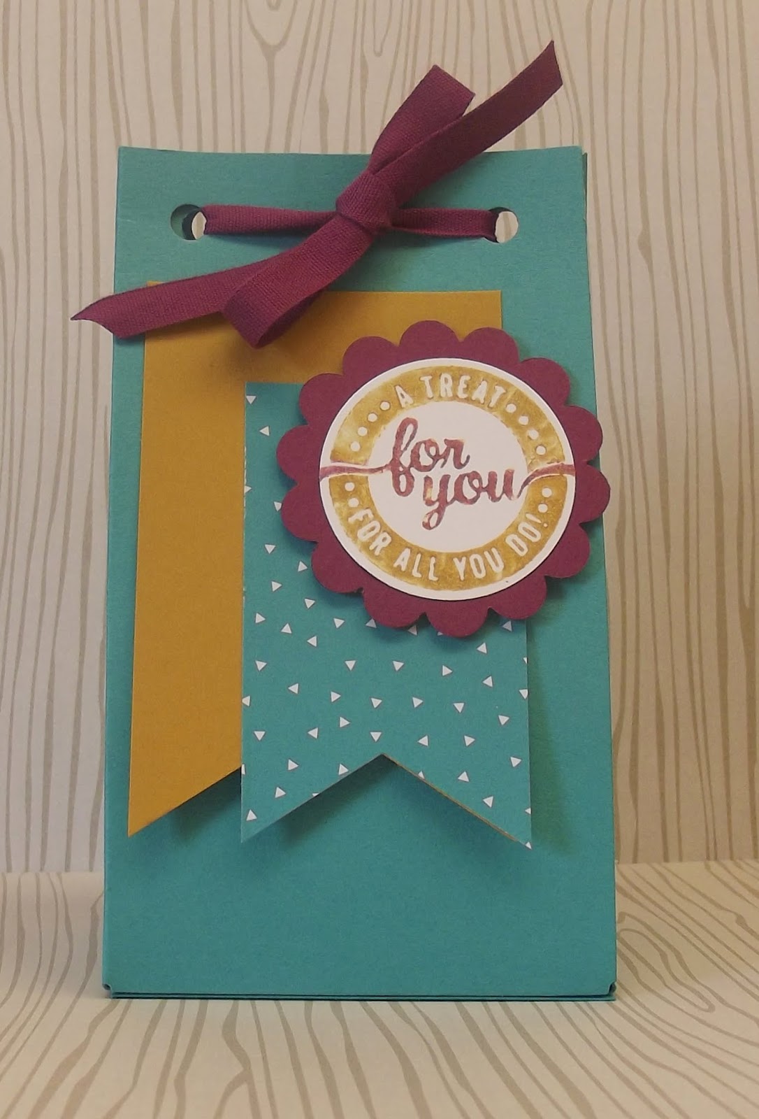 stamping sanity Gift Bag Punch Board