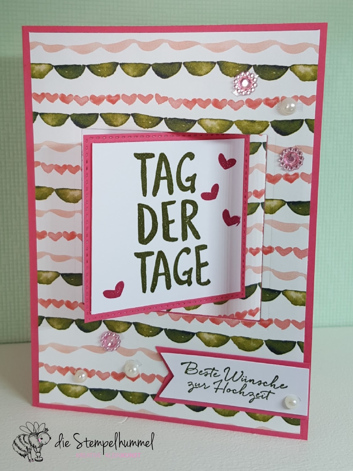 Stempelhandwerk Interaktive Geburtstagskarte Mit Frosch