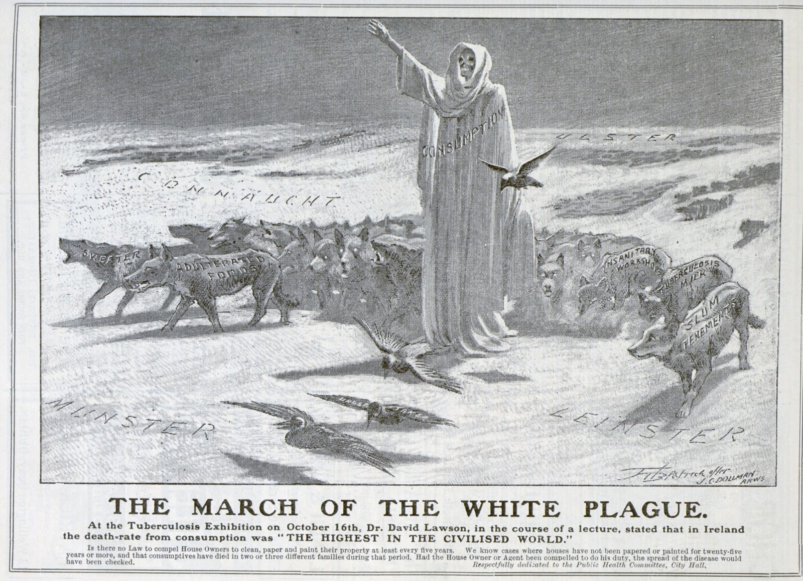 Fadó Fadó Irish Memory The March Of The White Plague (1907)