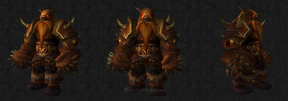Master Of World Of Warcraft Transmogrification Dwarf Shaman Transmog Resto Elemental Weapon Combo