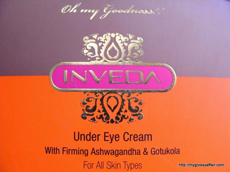 inveda under eye cream
