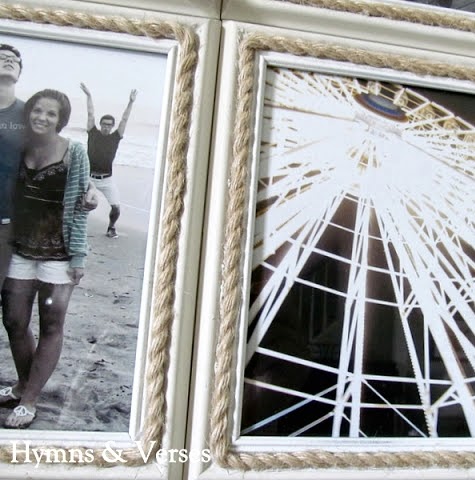 rope picture frames