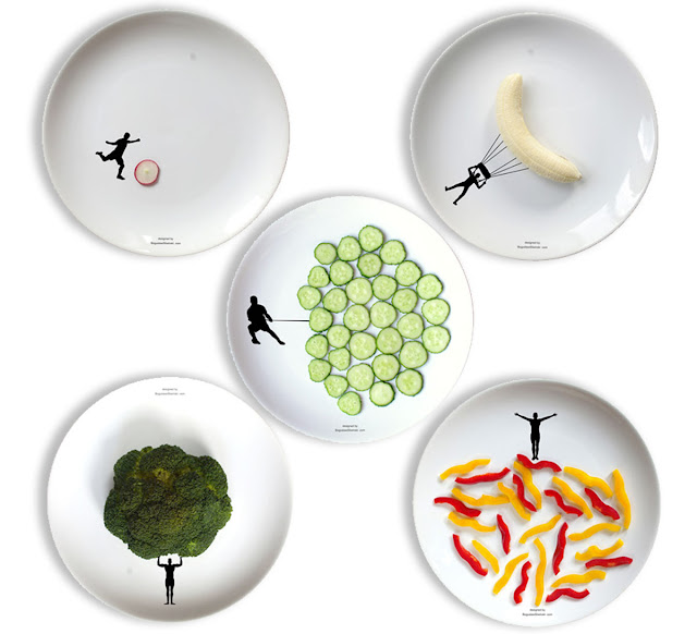 interactive dinner plates