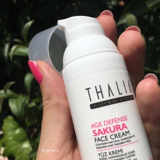 thalia age defense sakura face cream yüz kremi
