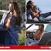 SESIÓN EN TOPLESS DE LA MODELO CJ FRANCO