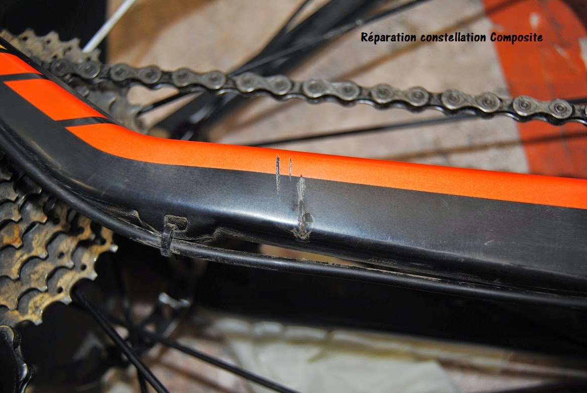 Création et Réparation Pièce carbone Réparation VTT carbone BMC