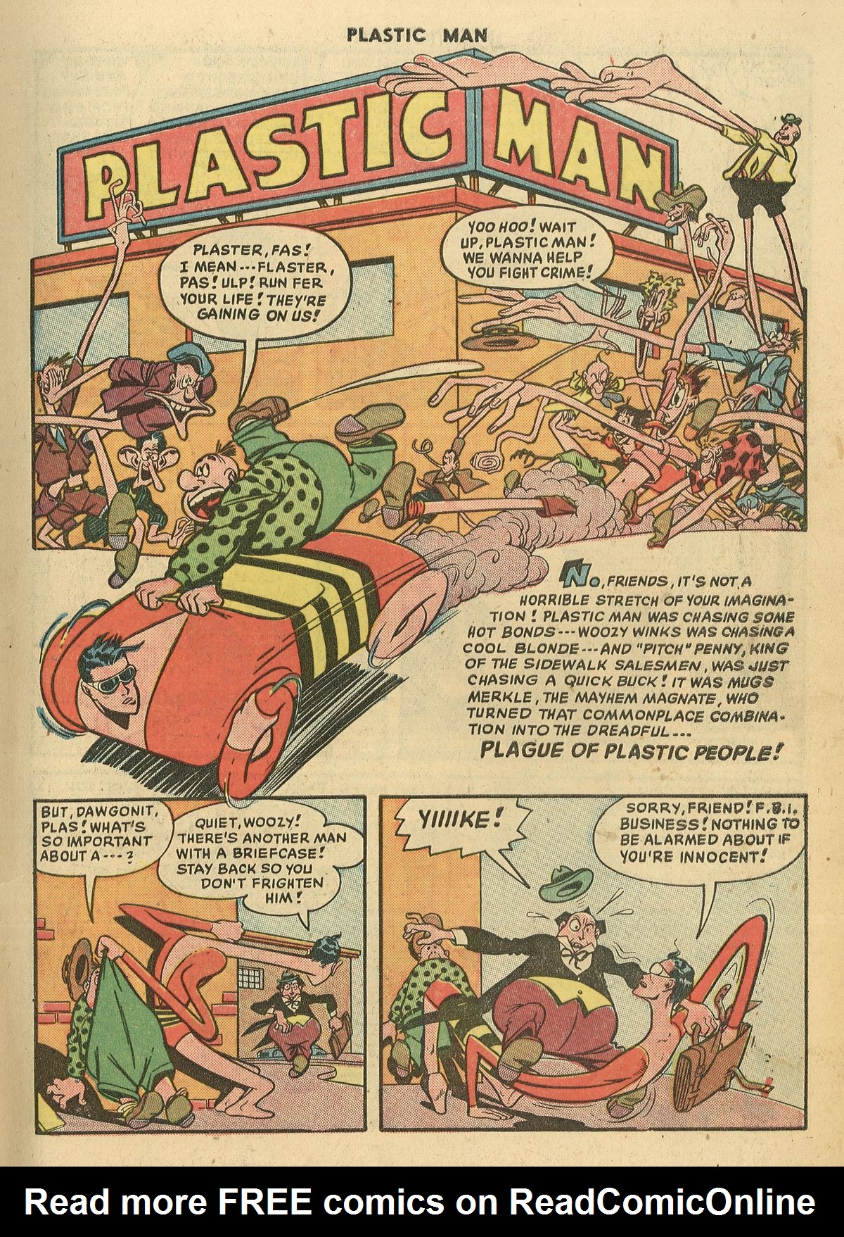 Read online Plastic Man (1943) comic -  Issue #22 - 3