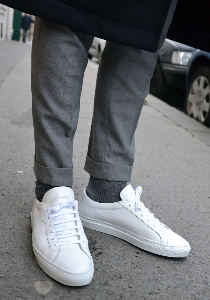 Tendencia Zapatillas Blancas Moda para los hombres