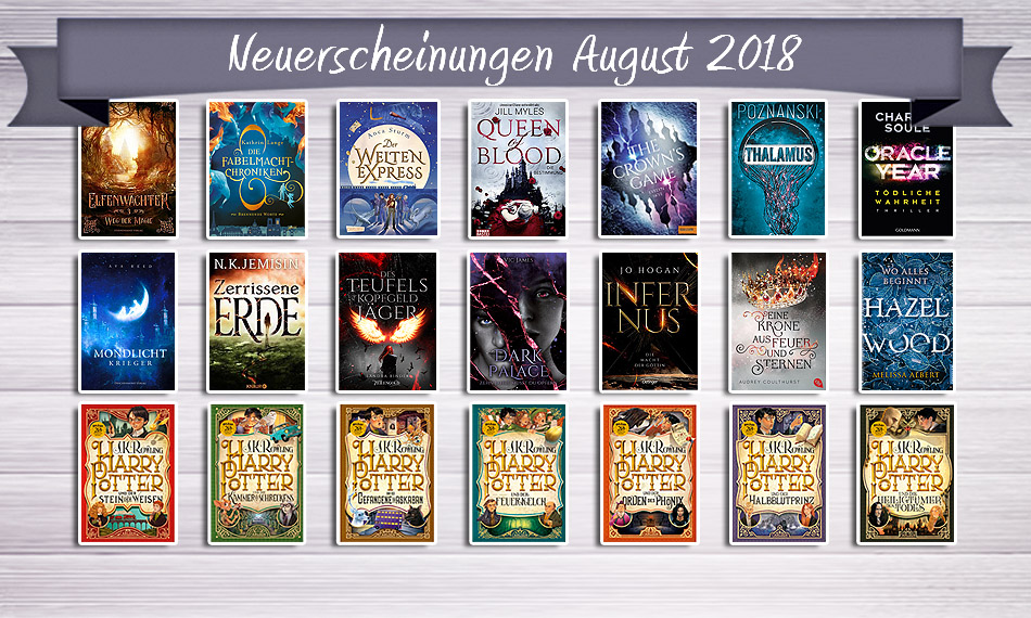 21 Bucher Fur Eure Wunschlisten August 2018 Selection Books