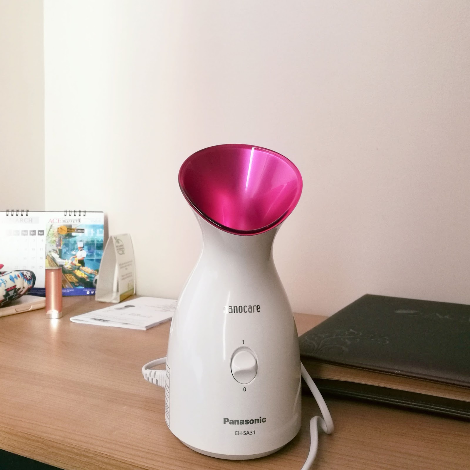 Review Panasonic Facial Ionic Steamer i am krissy