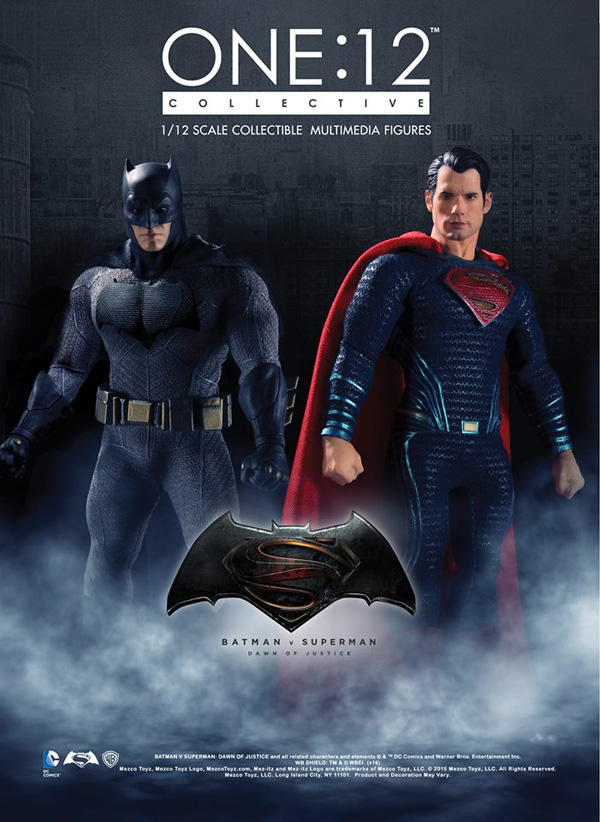 Batman v Superman: Dawn of Justice - Batman & Superman One:12 Collective  (Mezco Toyz)