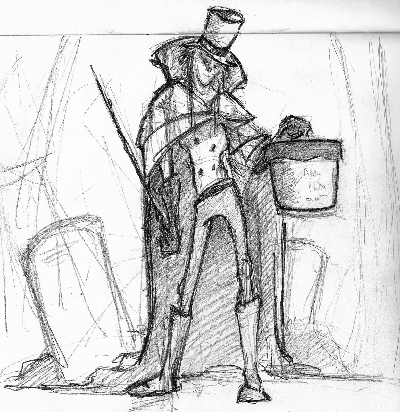 Matt DeWater Character Animator Day 7 The Hatbox Ghost