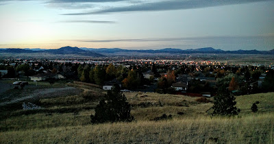 From the South Hills of Helena, looking north