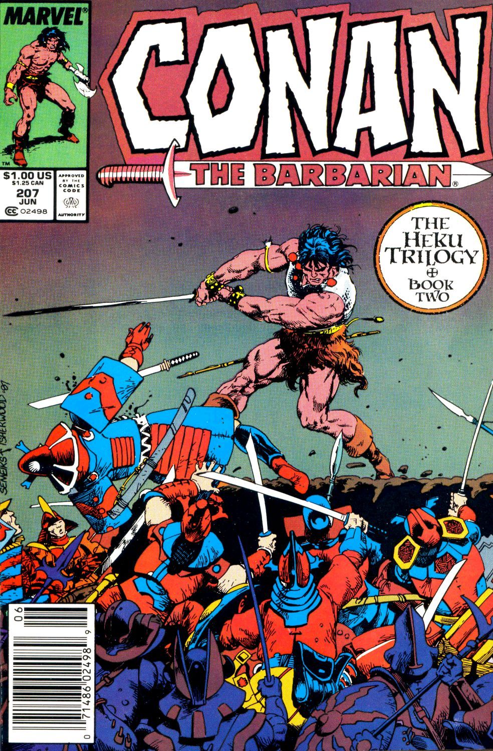 Read online Conan the Barbarian (1970) comic -  Issue #207 - 1