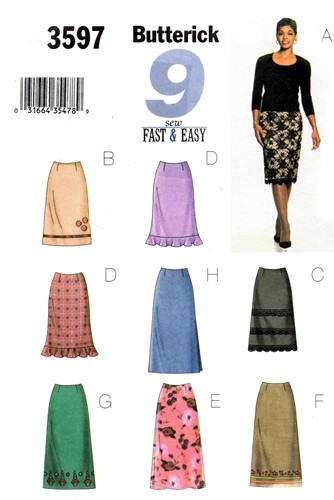 Sew: Butterick 3597 Pencil Skirt | Sew Brunswick