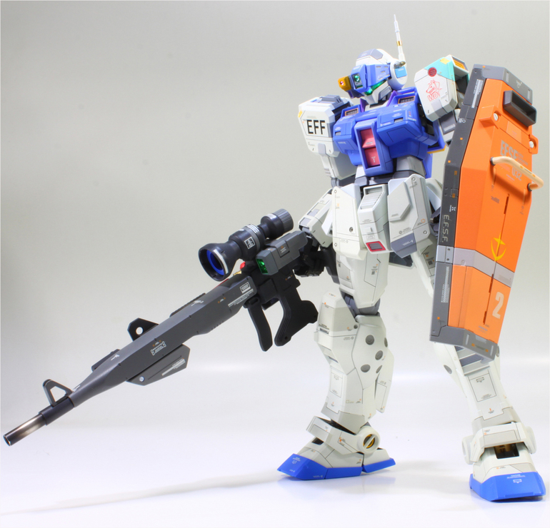 Custom Build: MG 1/100 GM Sniper II [White Dingo]