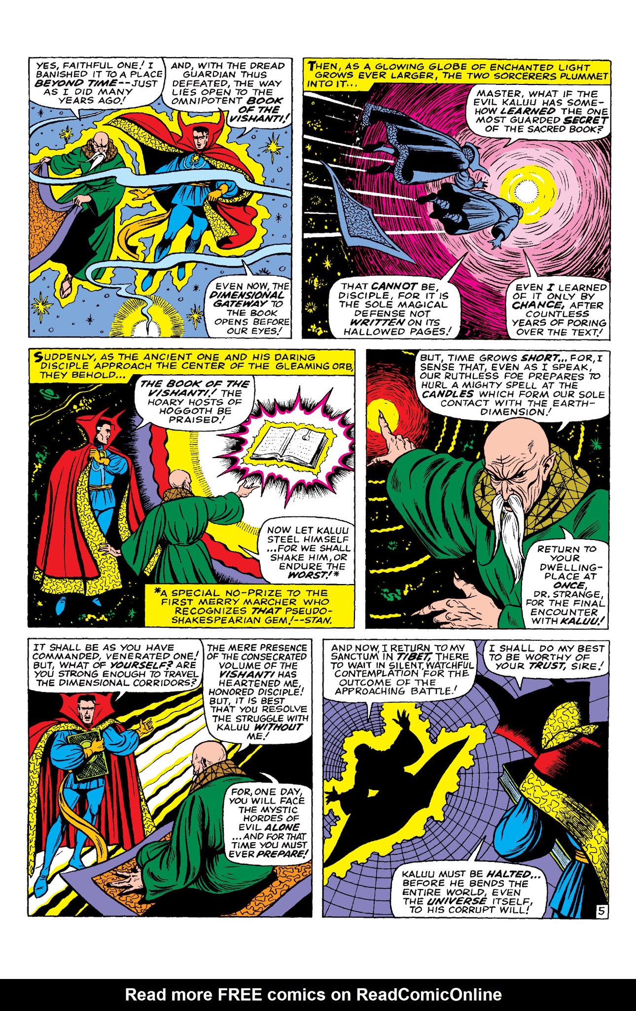 Read online Marvel Masterworks: Doctor Strange comic -  Issue # TPB 2 (Part 1) - 99