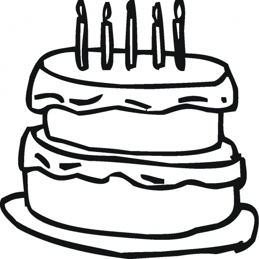 cake coloring pages - photo #24