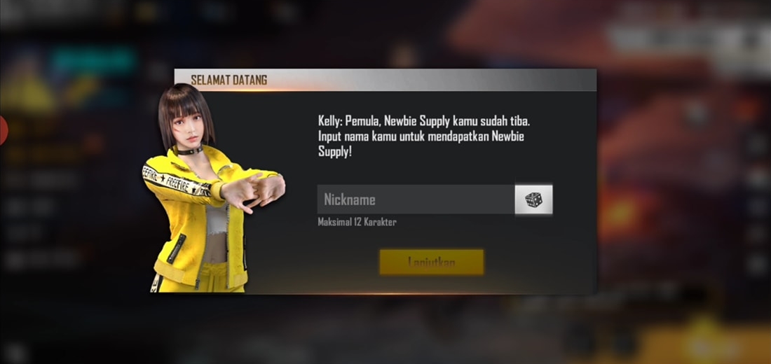 how to create new account in free fire
