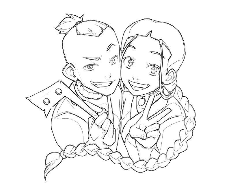 katara coloring pages - photo #9