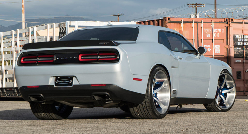 Widebody Kit And Huge Alloys Make The Challenger SRT Look Even More