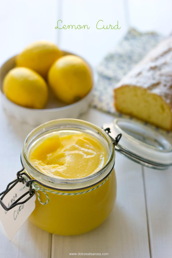 plumcake al limone con lemon curd