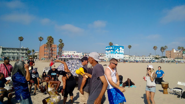 Venice Beach Drum Circle by Omar Cherif — July 2017