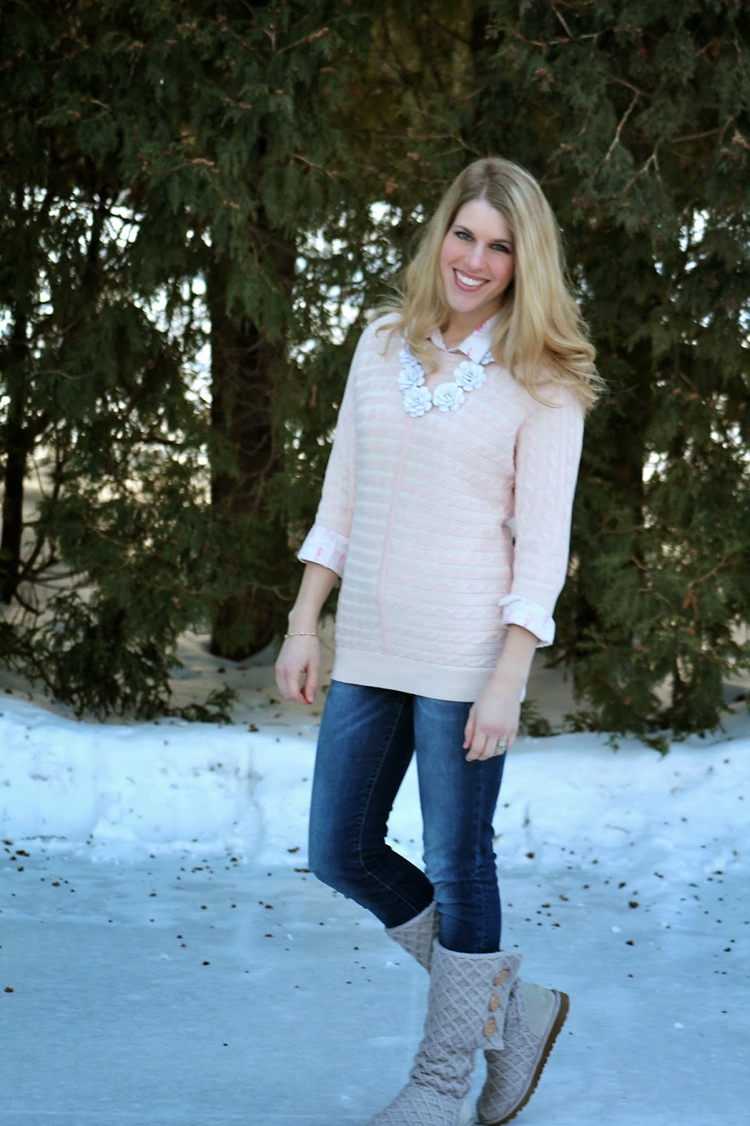Pink Sweater and Sephora Giveaway!