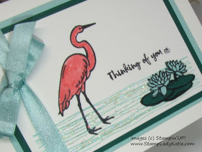 Card made with Stampin'UP!'s Lilypad Lake stamp set by StampLadyKatie