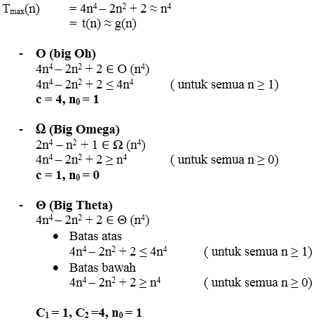 Notasi Asimtotik - Analisis Algoritma