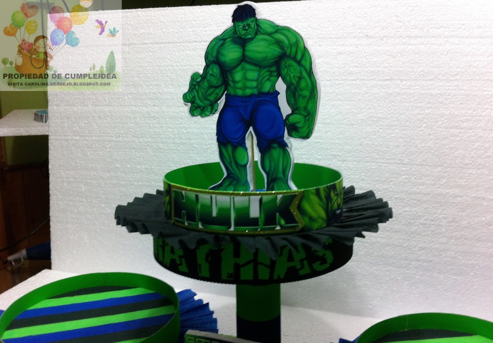 DECORACIONES INFANTILES: HULK